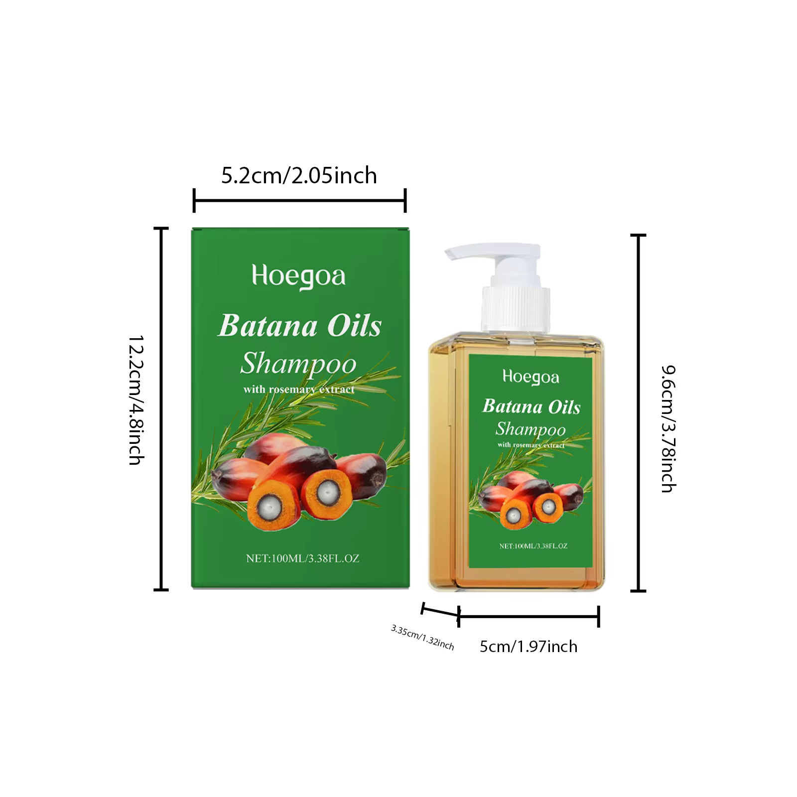 Shampoing à l'huile de Batana biologique, apaisant pour le cuir chevelu, réparation intense, nourris
