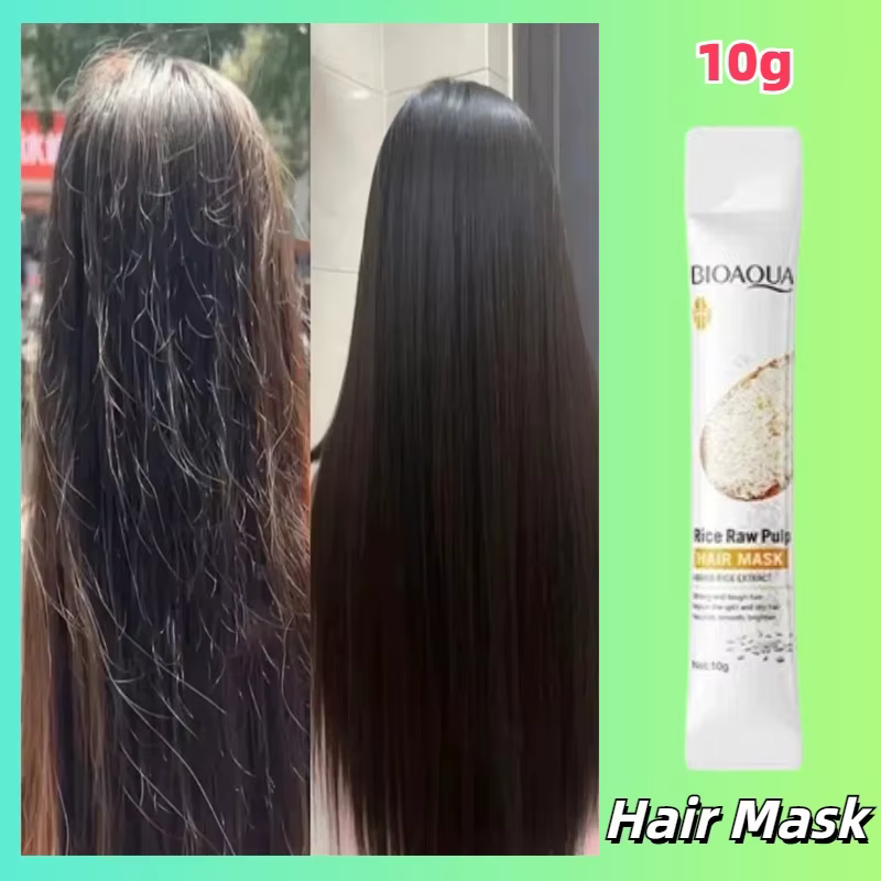 Masque capillaire magique à la kératine, 5 secondes, réparation des cheveux crépus endommagés, doux,