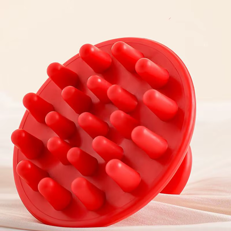 Shampoing en Silicone, masseur de cheveux du cuir chevelu, peigne de Massage, brosse de Massage du b
