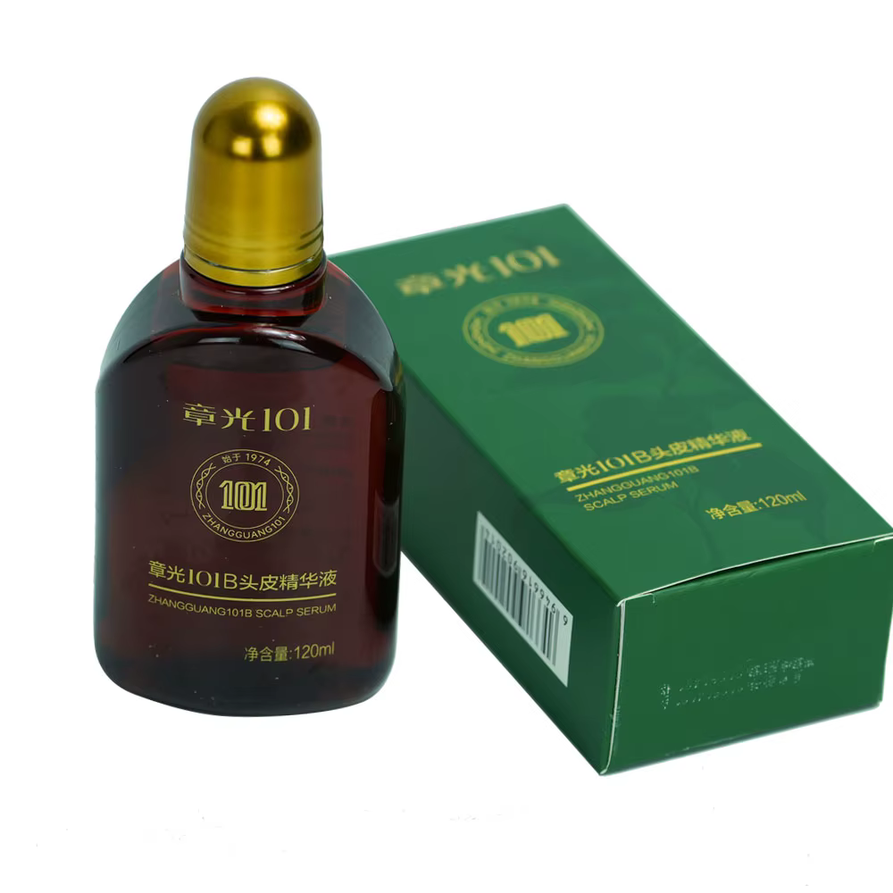 Tonique capillaire Zhangguang 101B 101M 120ML * 3, thérapie de médecine chinoise puissante, Essence