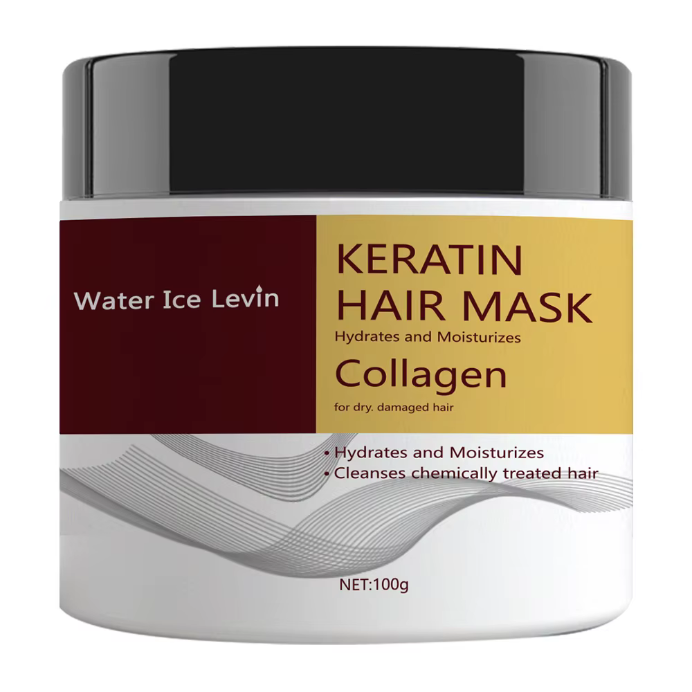 Masque capillaire à la kératine. Collagène de kératine hydrolysée. Hydrate et hydrate. Répare les ch