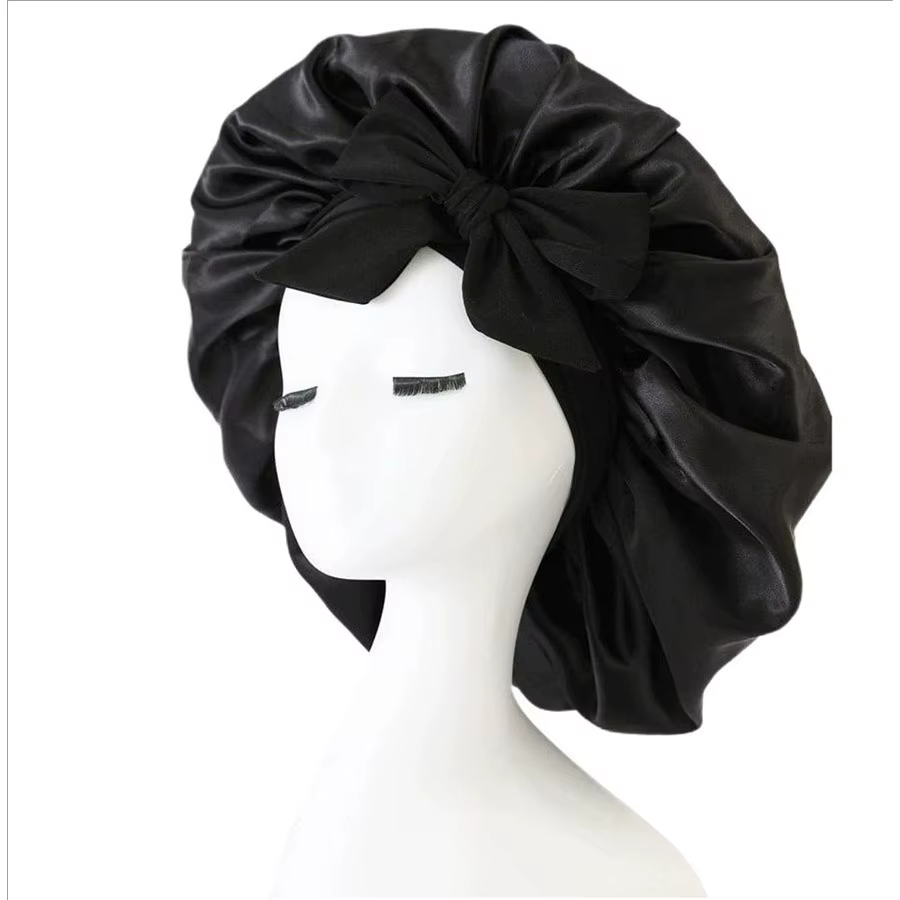 Chapeau De couchage femmes Satin solide nuit Bonnet De sommeil soins capillaires Bonnet Bonnet De Nu