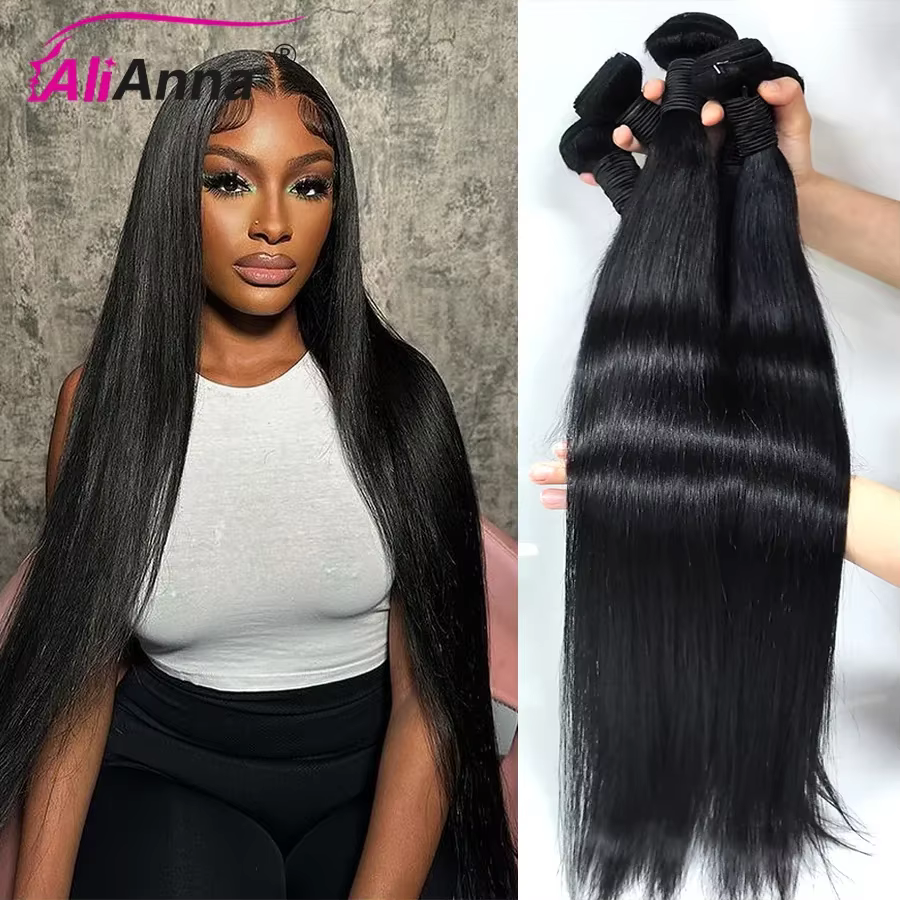 Tissage humain hair 28 30 32 Inch tissage cheveux humain lot en promo tissage brésilienne raw hair b