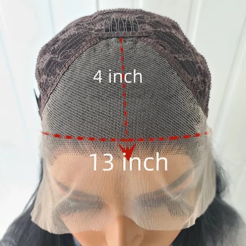 13*4 perruques avant de dentelle perruques droites pour les femmes avec des cheveux synthétiques de