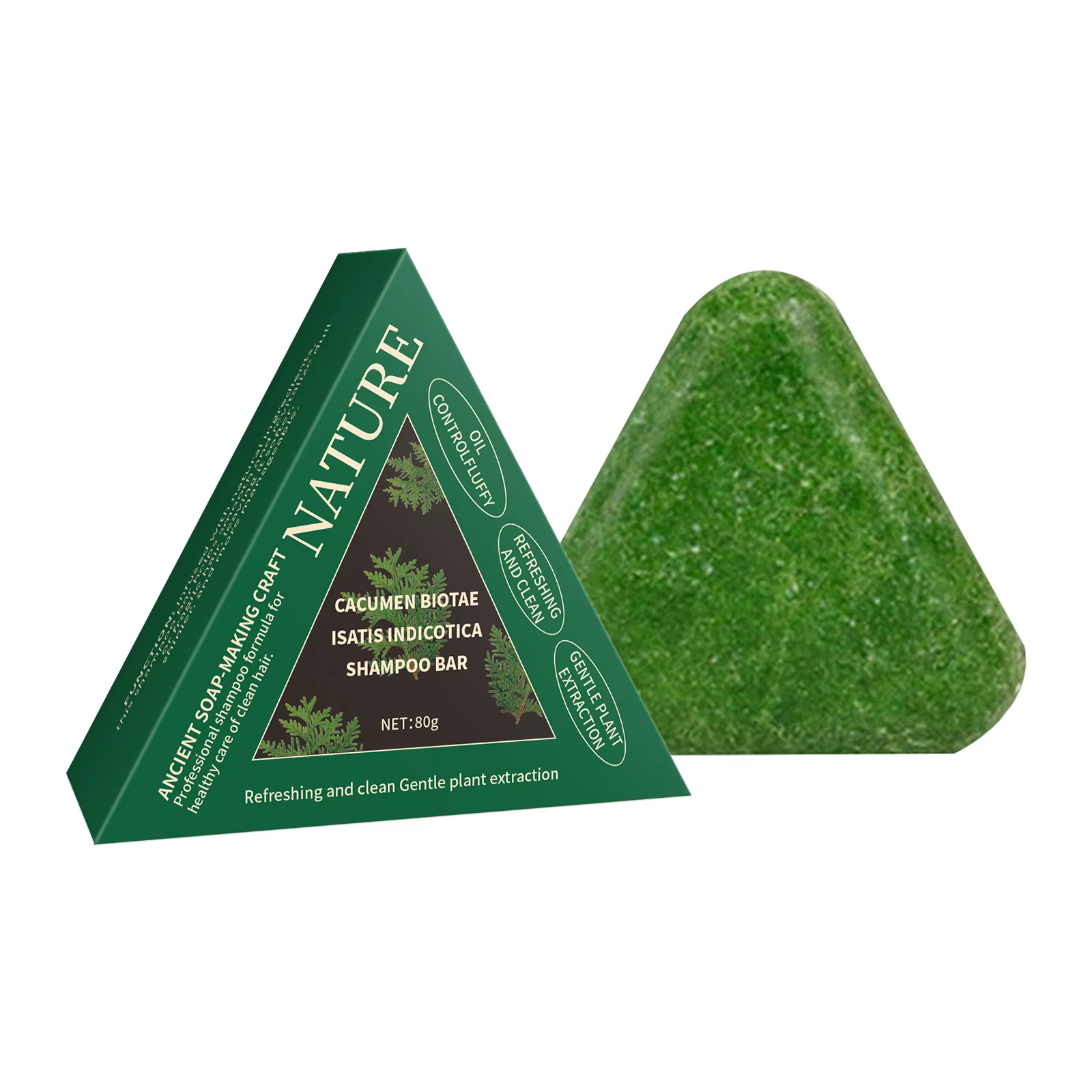 Barres de shampoing naturelles aux herbes - Nourrissantes et fortifiantes, pour des cheveux lisses e
