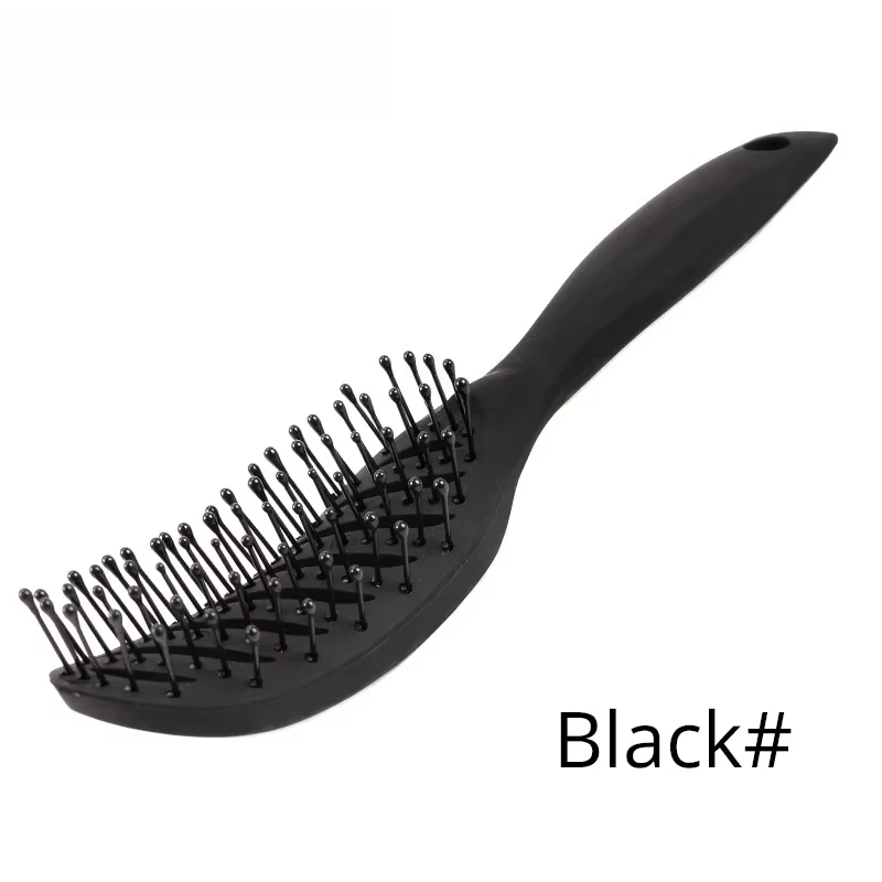 Brosse Coiffante pour Cheveux Bouclés, Masseur de Cuir Chevelu Professionnel, Peigne Démêlant et Séc