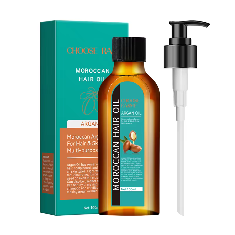 L'huile essentielle de soin capillaire empêche les cheveux secs et fendus, hydrate en douceur, nourr