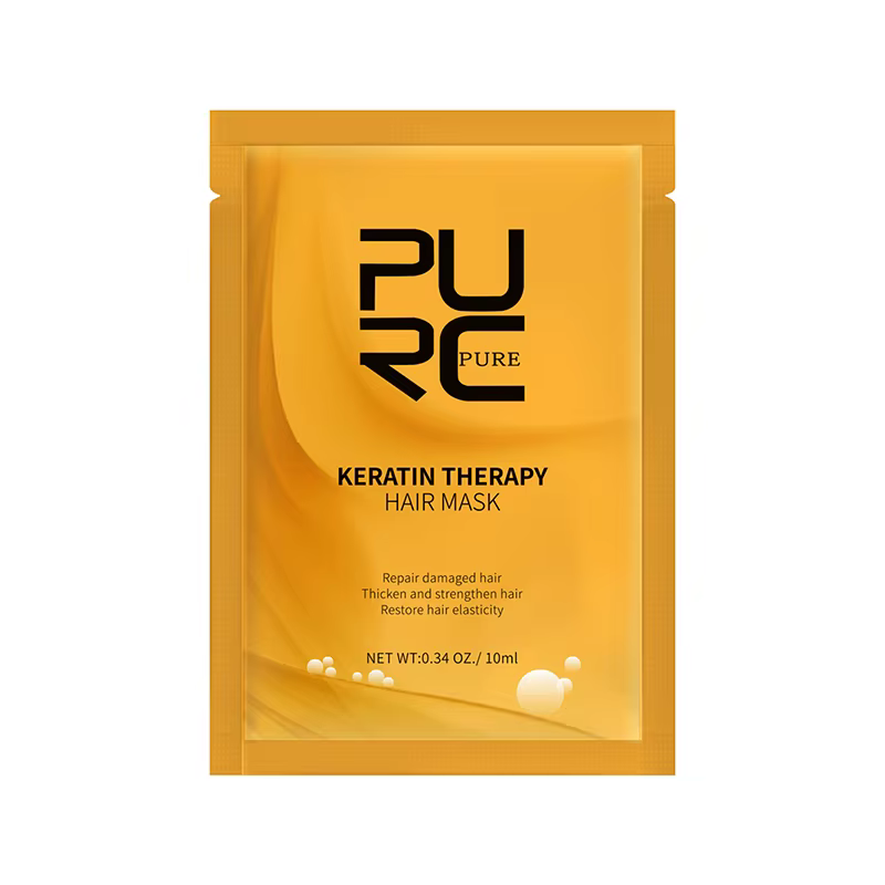 PURC traitement capillaire à la kératine brésilienne lissage lissage réparation à la kératine shampo
