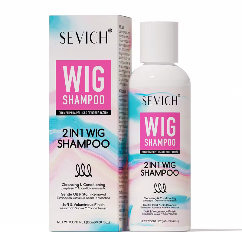 SEVICH 2-en-1 perruque shampooing 100ml perruque humaine et synthétique nettoyage en profondeur hydr
