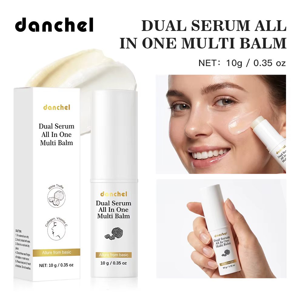 Baume Sérum Double Action : Apaise Rapidement les Zones Sèches, Unifie le Teint, Hydrate en Profonde