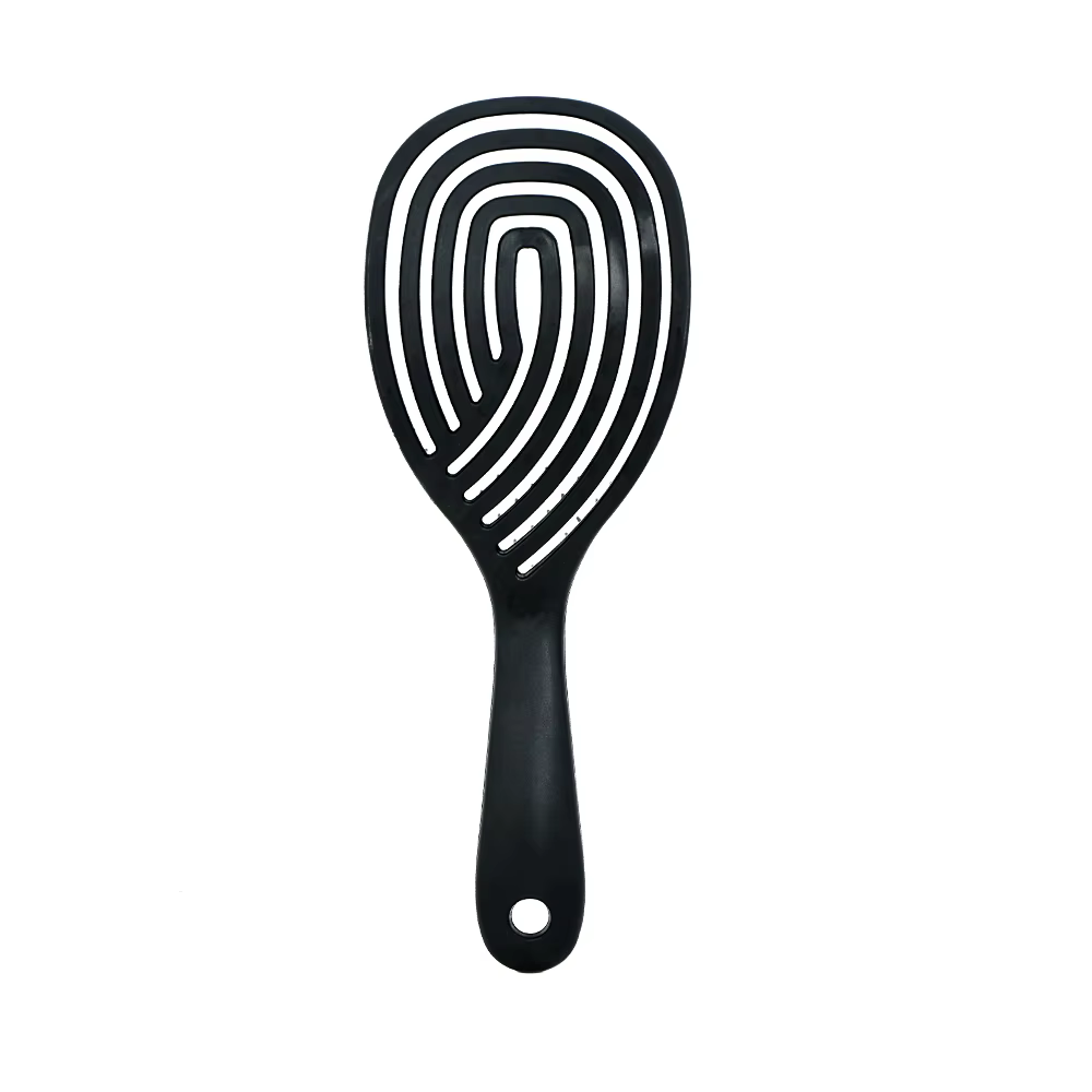 Brosse à cheveux creuse – Peigne de Massage du cuir chevelu à séchage rapide pour cheveux bouclés/hu