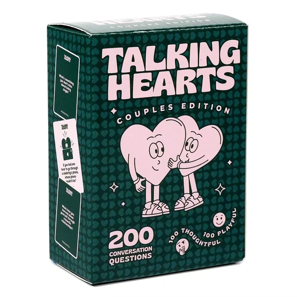 Jeu de cartes Taklig Hearts, jeux de société romantiques pour couples, jeux de cartes interactifs, c