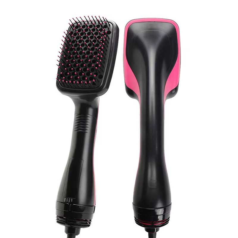 Sèche-cheveux brosse à Air chaud Styler et volumateur lisseur de cheveux bigoudi peigne rouleau une