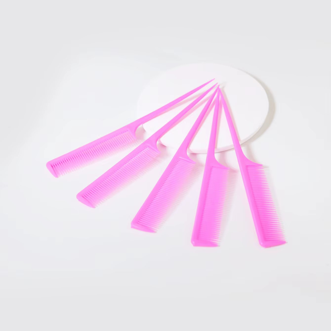 Ensemble de peignes à queue de Rat 5 pièces, peigne à cheveux de Distribution, brosses de bord et ar