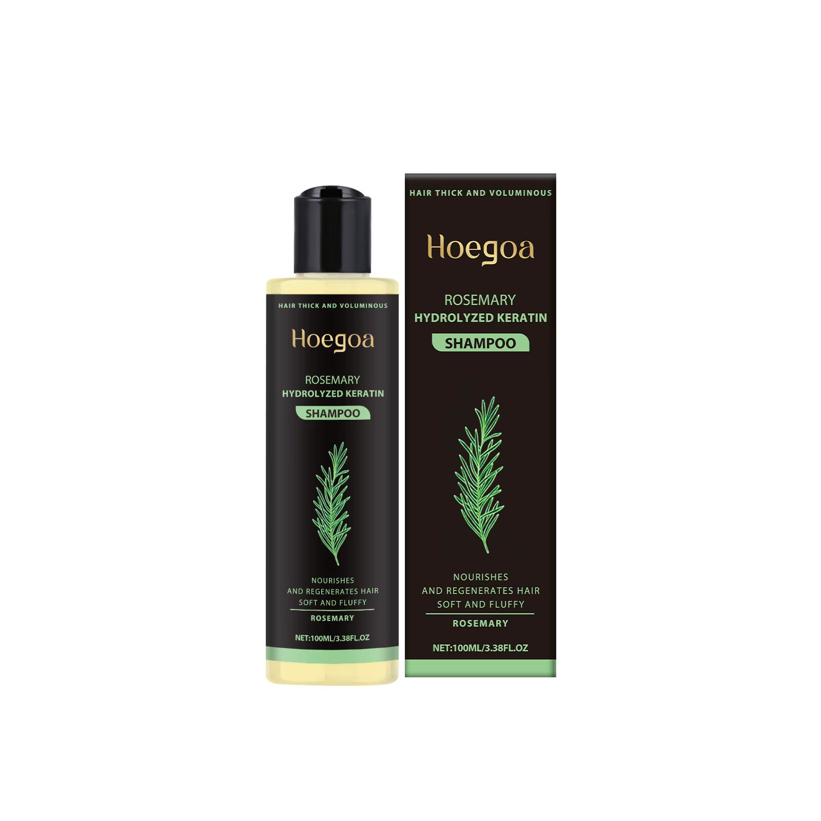Shampoo au romarin pour la croissance des cheveux, nettoyant, anti-pelliculaire, nourrissant, fortif