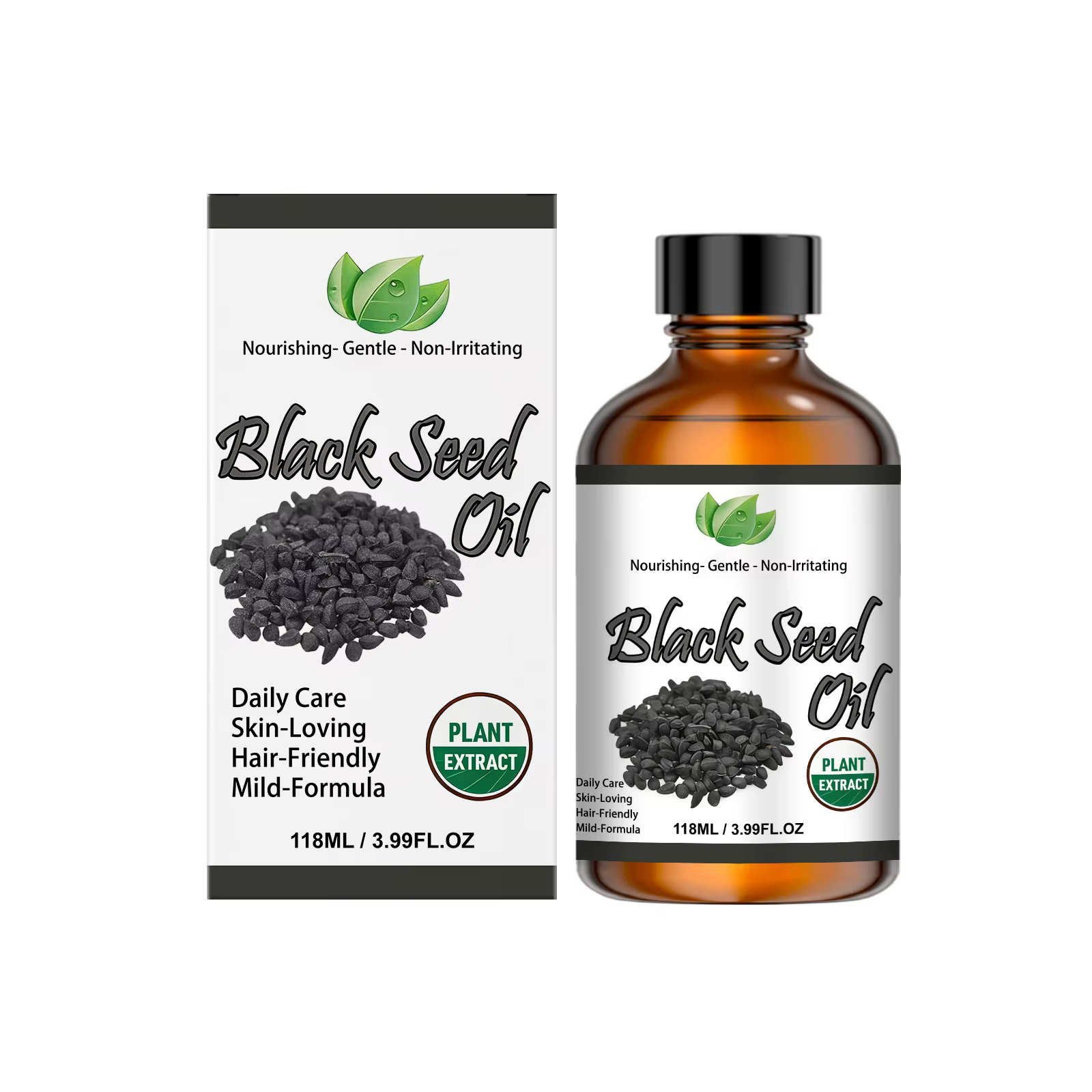 Huile de Nigelle Bio pour Cheveux, Corps et Visage – Huile Essentielle Nourrissante et Hydratante – 