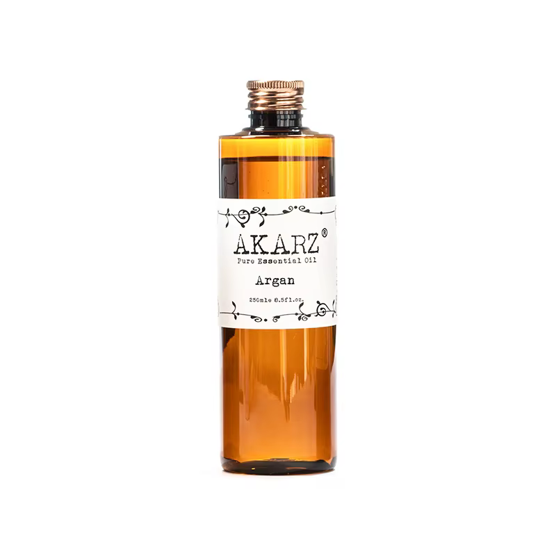 Premium AKARZ DIY Massage Argan Maroc Oil - Nourrir et réparer les cheveux secs, réduire les pellicu