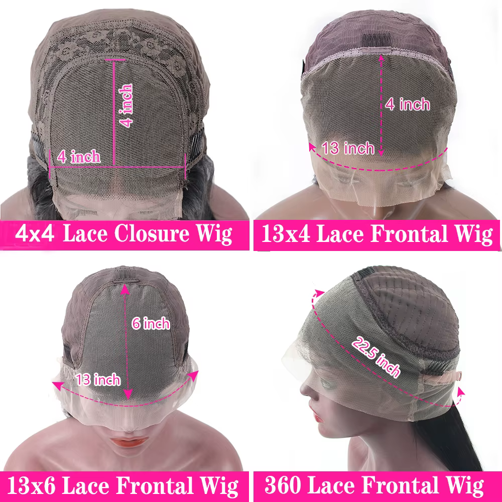 Perruque frontale vague profonde 13x6 Hd dentelle 30 pouces brun chocolat 13x4 bouclés dentelle avan