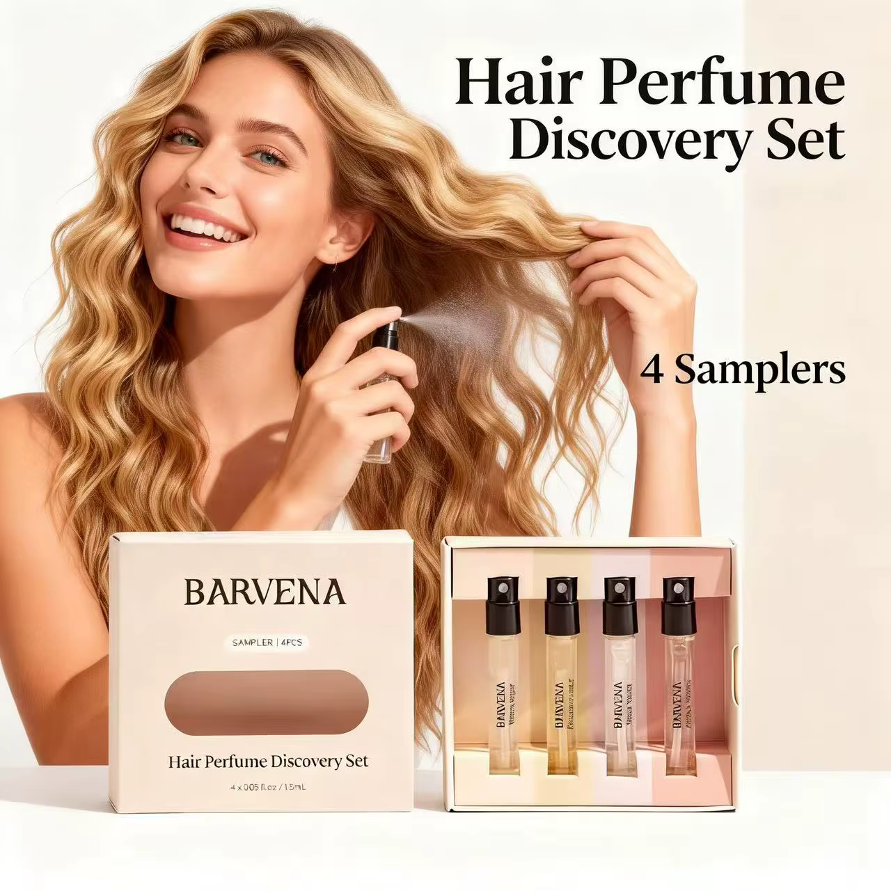 Parfum capillaire hydratant en spray d'huile essentielle pour femmes, parfum anti-manique, doux, ant