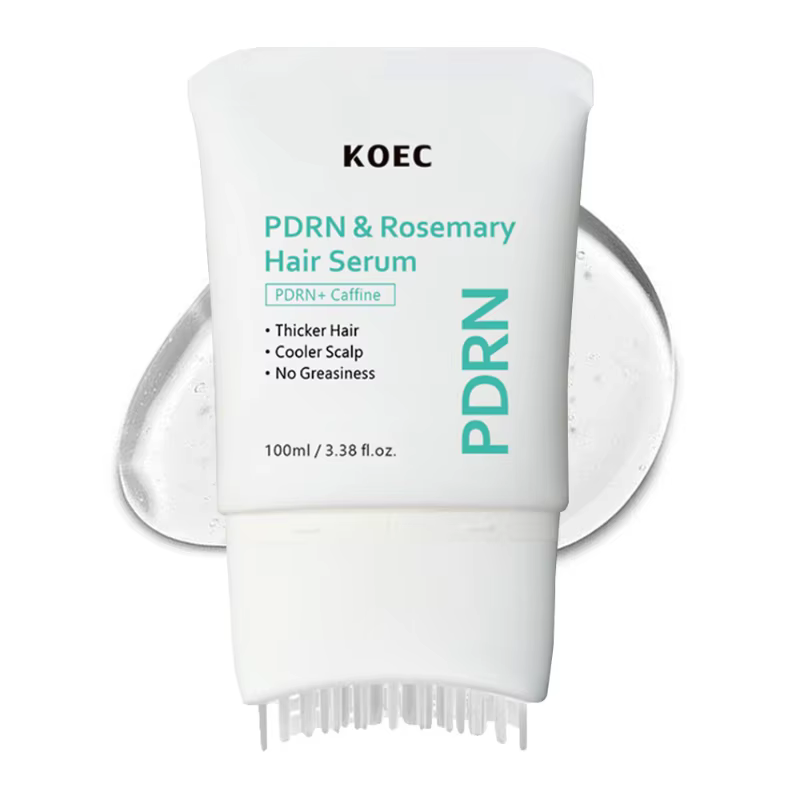 Sérum pour le soin du cuir chevelu, brosse de massage intégrée, apaise, nourrit les follicules pileu