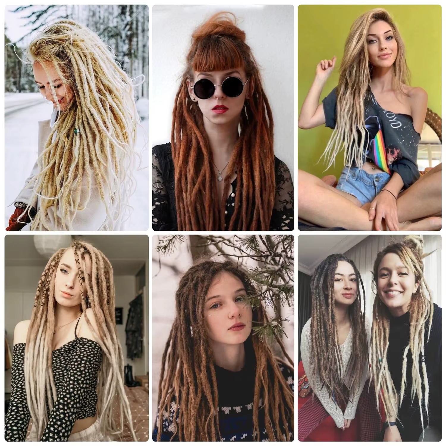 Extensions capillaires synthétiques 24 pouces, 16 brins/Lot, tresses SE Dreadlocs, 3 en 1, Style Hip