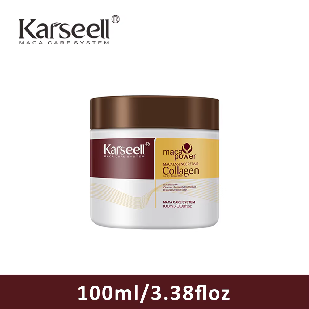Karseell Masque capillaire au collagène Réparation en profondeur Conditionnement Huile d'argan Essen