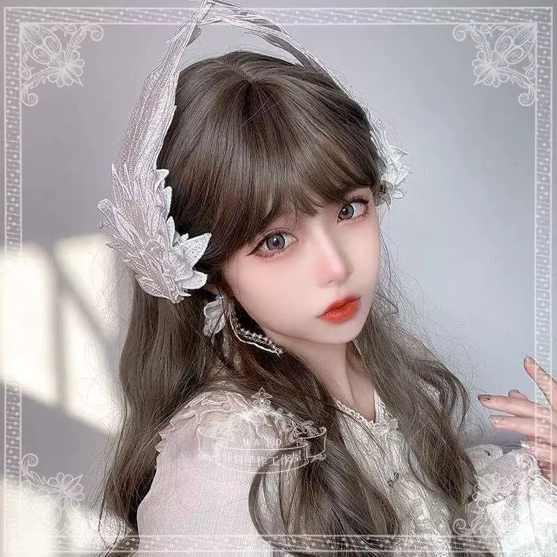 Pinces à cheveux ailes d'ange en plumes, Barrette Lolita, épingle à cheveux, Anime Cosplay, accessoi