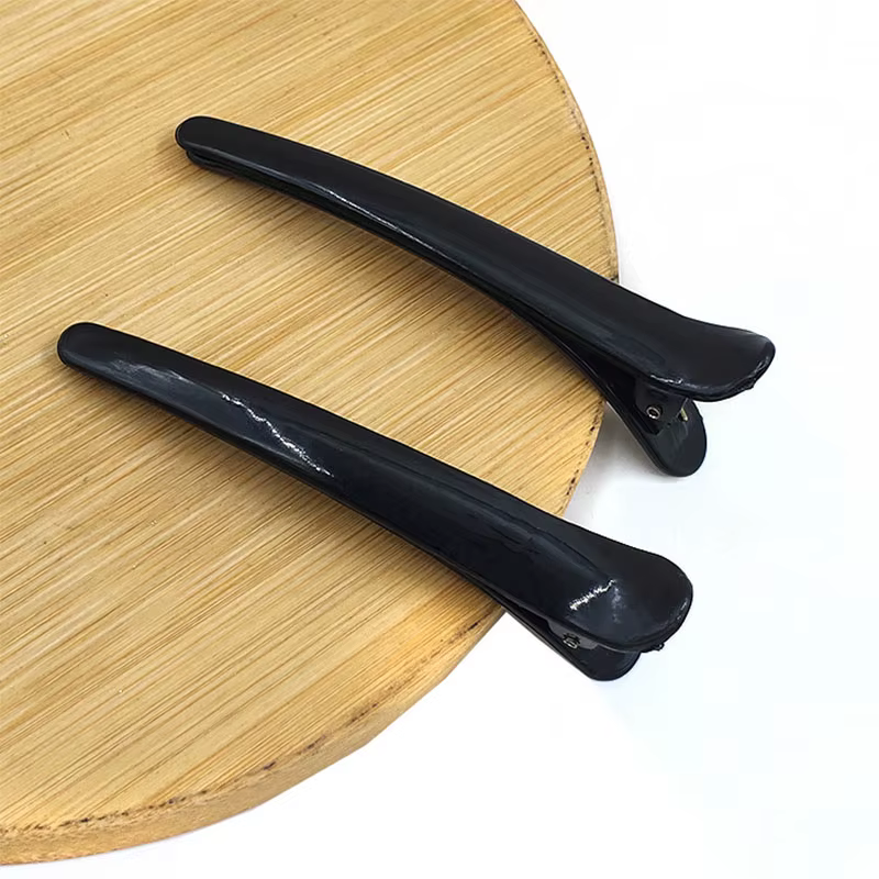 Pinces à cheveux pour coiffeur professionnel, pince à bec de canard, pince crocodile crocodile, 10 p