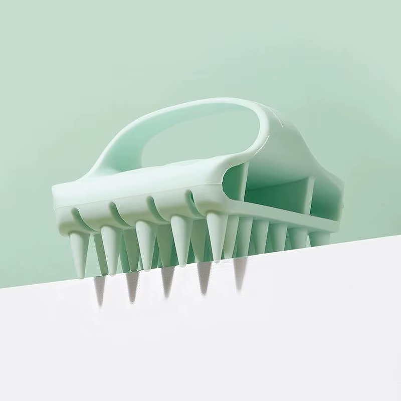 ✦   Brosse de massage en silicone pour le cuir chevelu, peigne de massage pour le cuir chevelu, outi