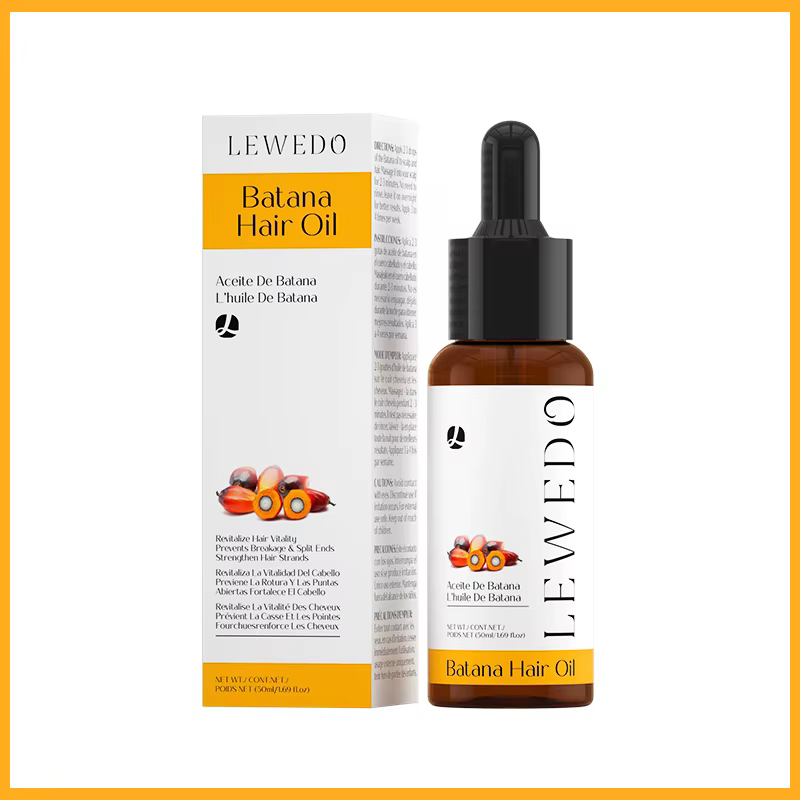 Lewedo Batana huile capillaire 100% sérum de croissance hydratant apaisant cuir chevelu régénération