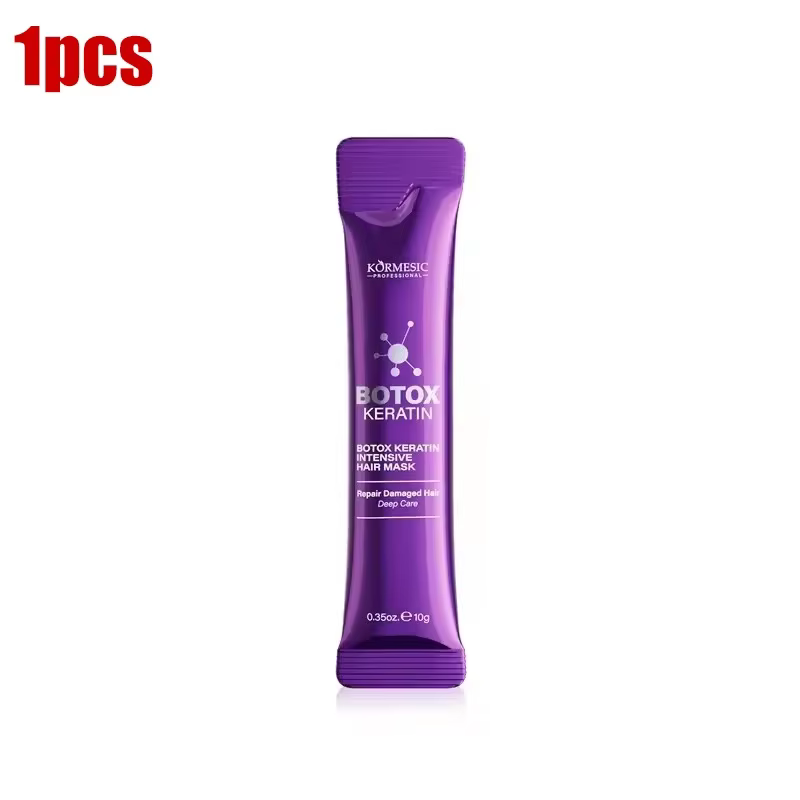 Masque capillaire réparateur à la kératine magique en 5 secondes pour cheveux abîmés et crépus, pour