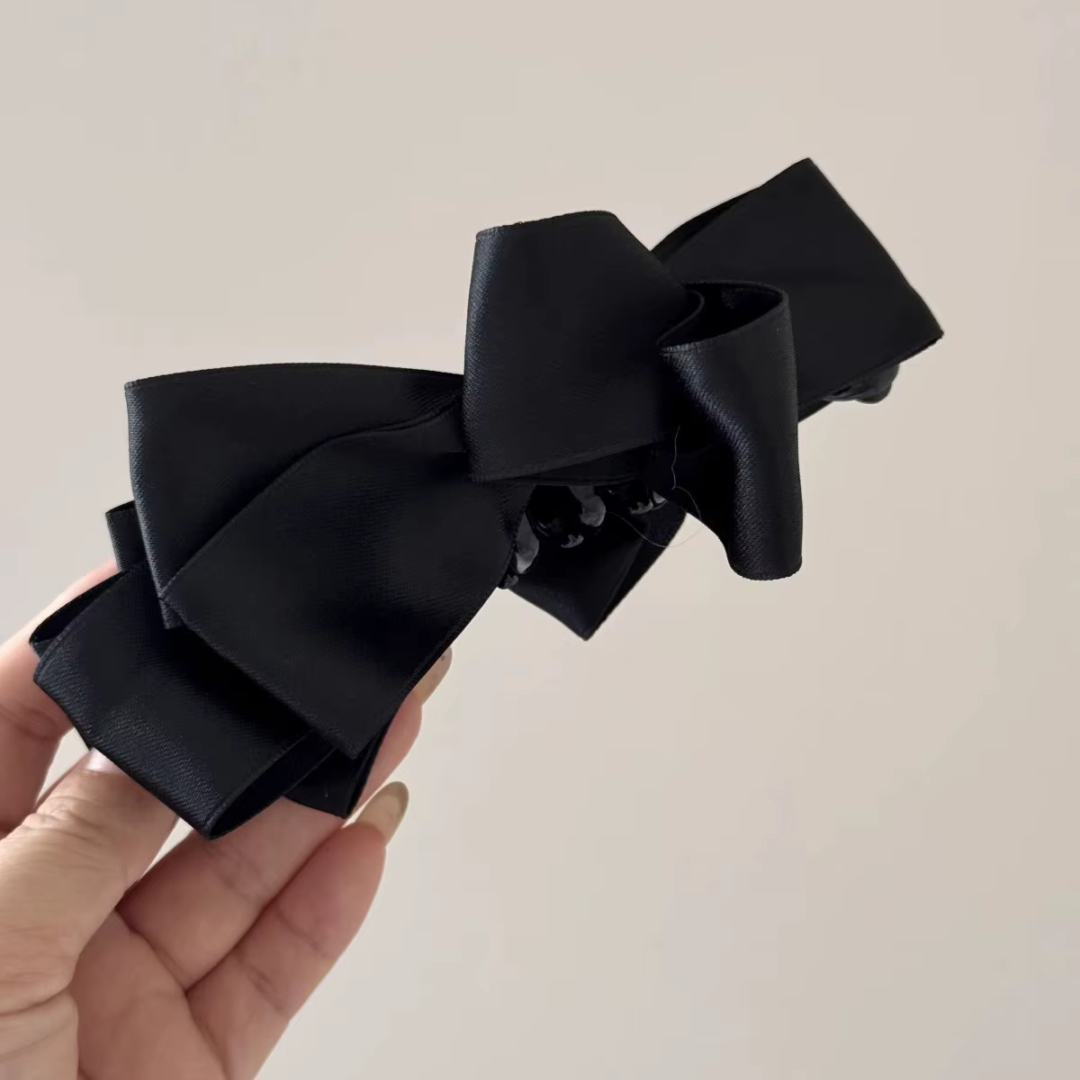 Lystrfac nouveau nœud Hairgrps cheveux griffe arc pinces à cheveux pour femmes filles arrière tête é