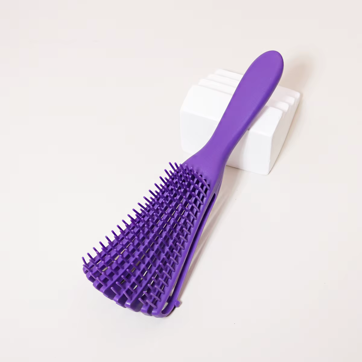 Brosse de massage du cuir chevelu, brosse à cheveux antistatique pour boucles humides, outil de coif