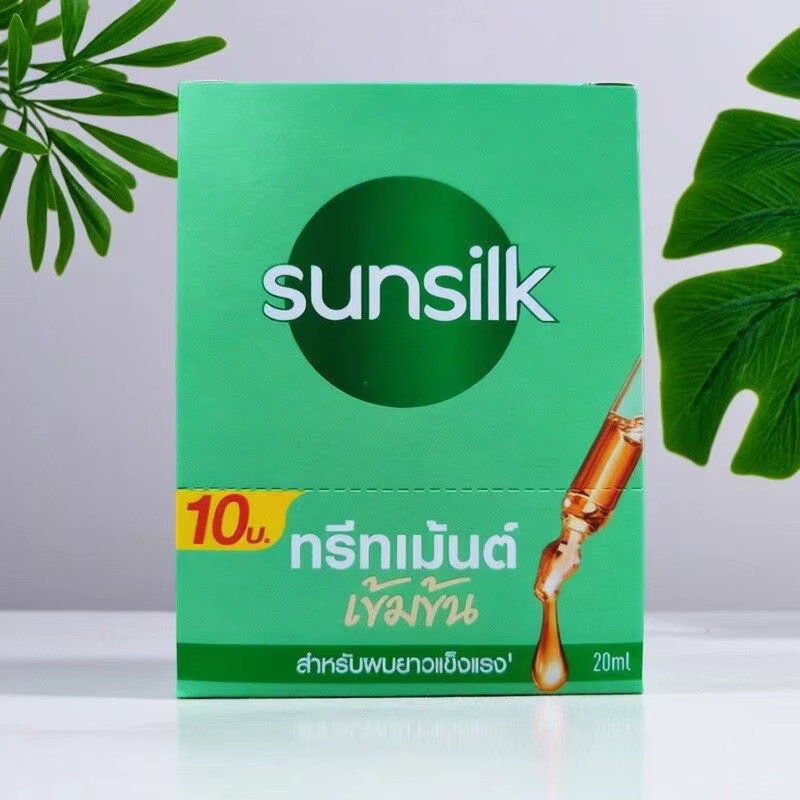 Masque capillaire thaïlandais Sunsilk 20ml x 10pcs, répare et lisse les cheveux abîmés et crépus, ap