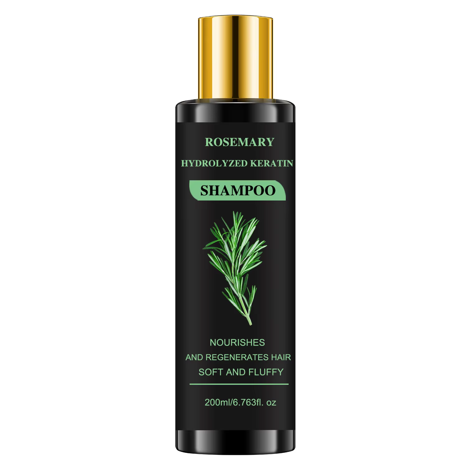 Shampoing pour une croissance rapide des cheveux, shampoing pour la repousse des cheveux au romarin,