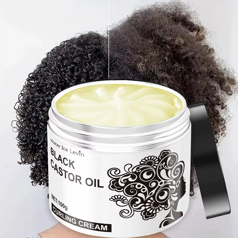 Crème Capillaire Ricin Noir : Hydratation Profonde + Éclat Naturel | Texture Non Grasse