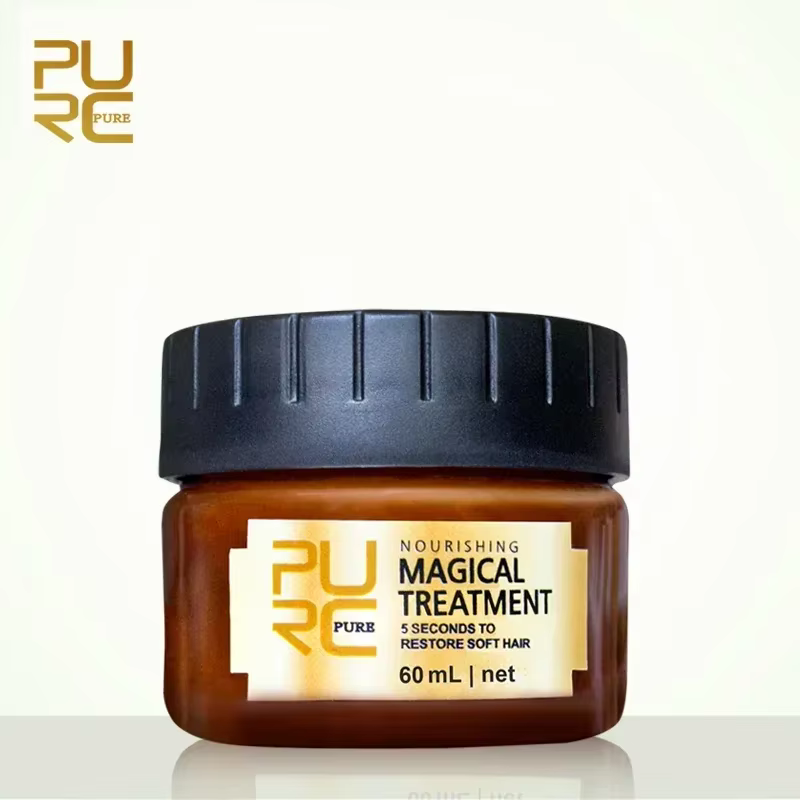 PURC-Masque capillaire KerBrian pour femme, traitement magique, lisse, nourrit, restaure les cheveux