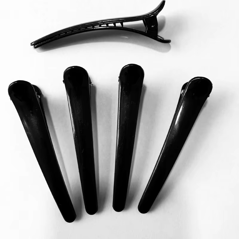 Pinces à cheveux pour coiffeur professionnel, pince à bec de canard, pince crocodile crocodile, 10 p
