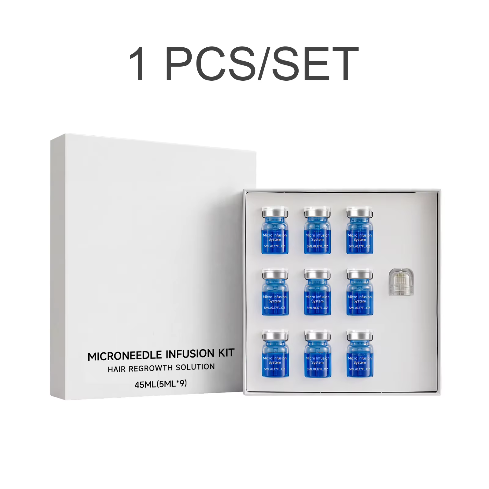 Kit d'essence pour le soin du cuir chevelu 0,25 mm, sérum nourrissant pour les cheveux, peptide de c