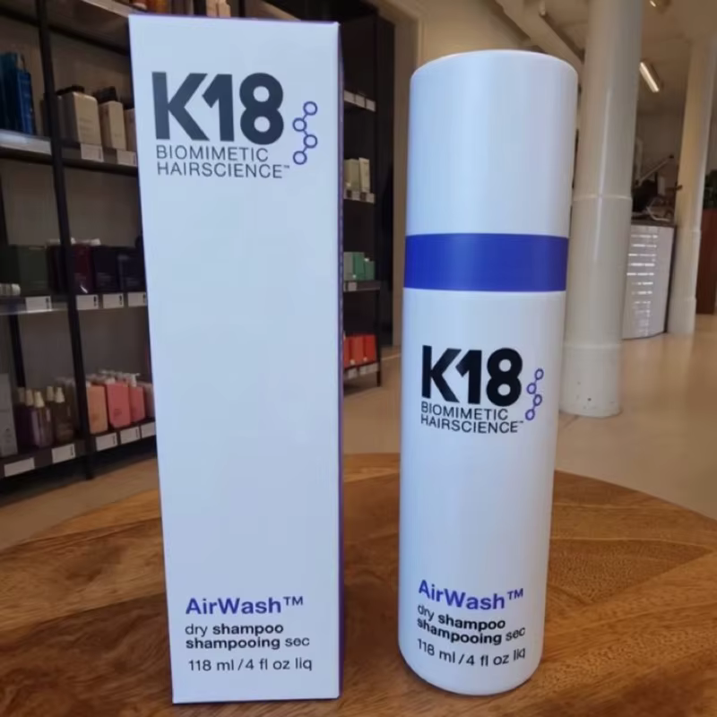 Shampooing Sec Original K18 AirWash 118ml – Conditionneur Non-Aérosol qui Équilibre le Cuir Chevelu,
