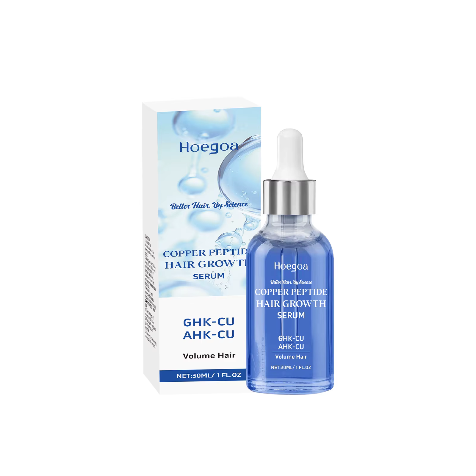 Sérum capillaire au cuivre et aux peptides pour cheveux secs et abîmés, fortifiant, nourrissant le c