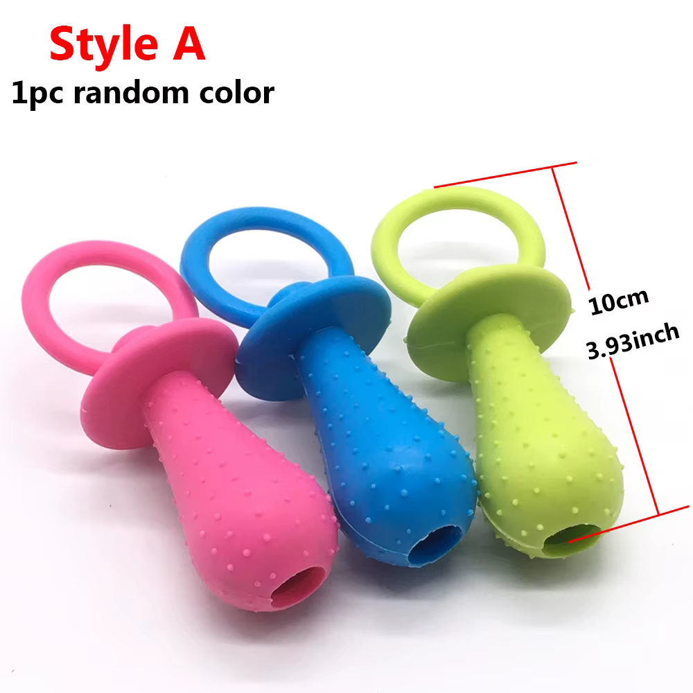 1 pièce Jouet à mâcher pour animaux de compagnie en TPR souple, pour petits chiens, pour le nettoyag