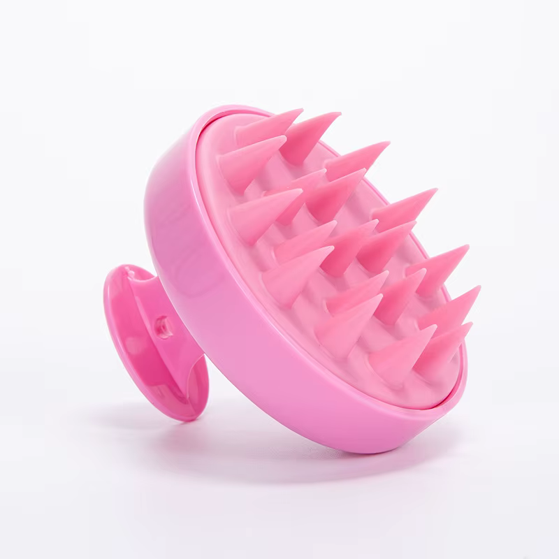 Brosse à shampoing en Silicone pour cuir chevelu, Massage antiprurigineux, peignes de lavage des che