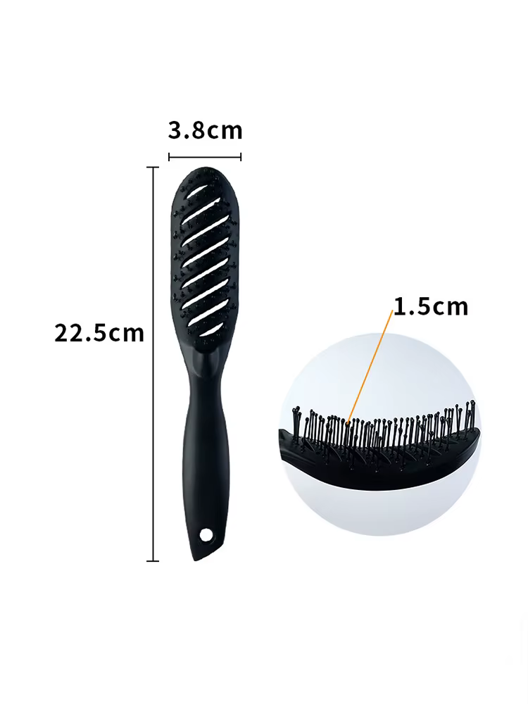 Brosse Coiffante pour Cheveux Bouclés, Masseur de Cuir Chevelu Professionnel, Peigne Démêlant et Séc