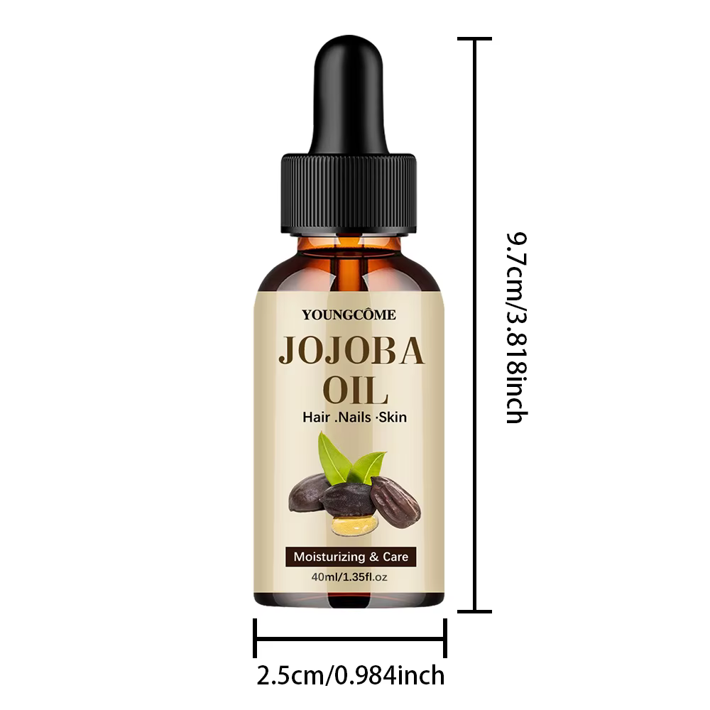 YOUNGCOME JOJOBA huile soin des cheveux huile essentielle Anti-frisottis huile pour cheveux lisses s