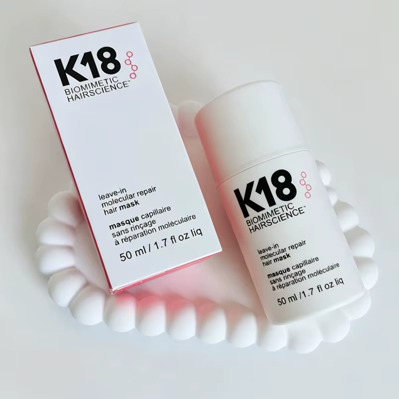Masque capillaire réparateur moléculaire sans rinçage K18 50ml 150ml, traitement à la kératine pour
