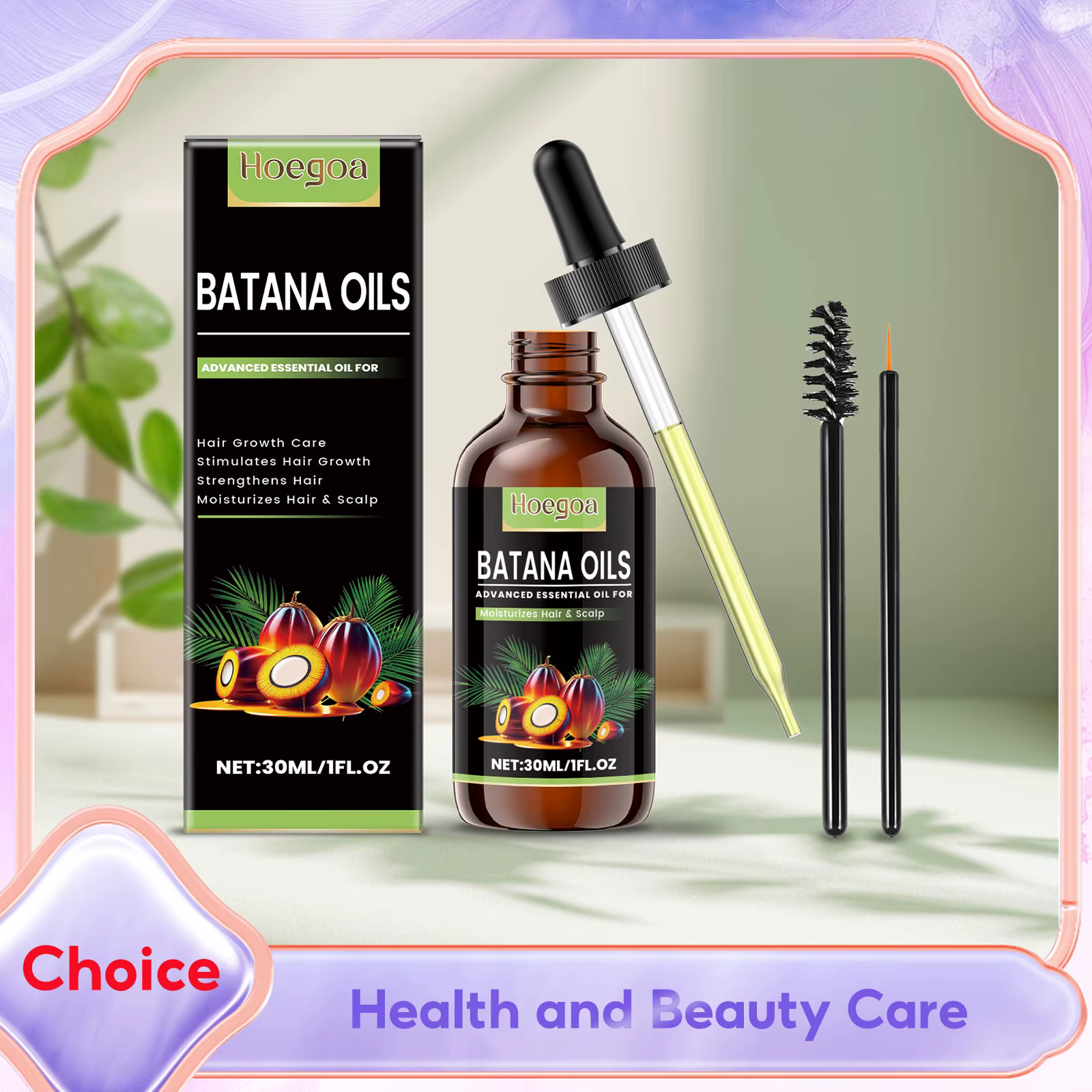 Huile de Batana pour la croissance des cheveux, revitalisante, renforce, nourrit les cheveux endomma