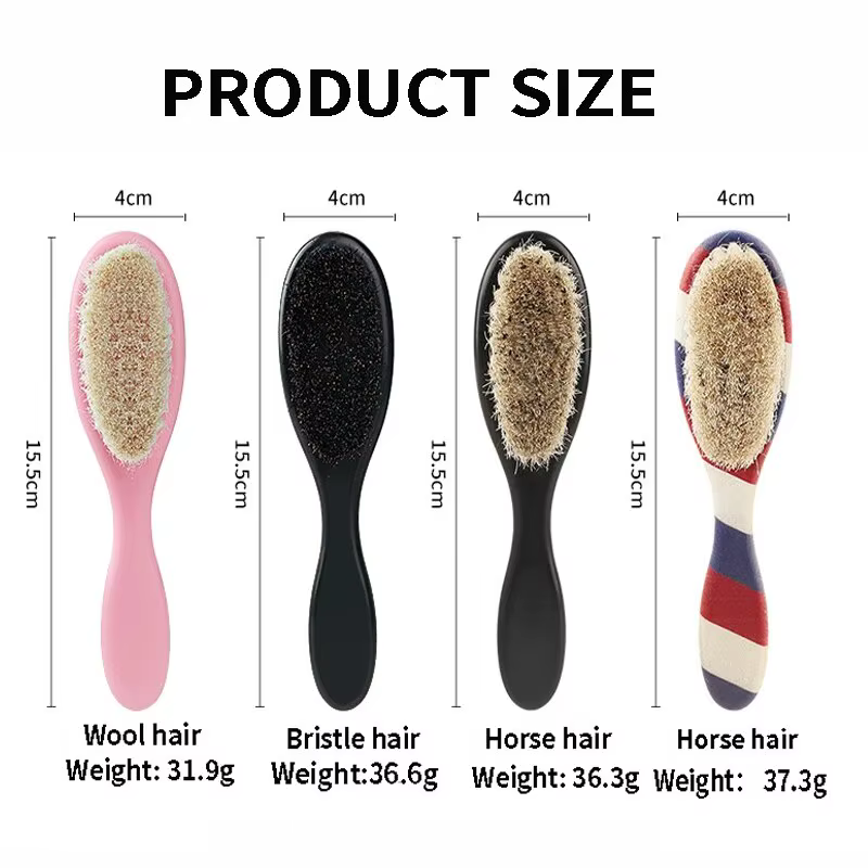 Nouveau Style barbier cou Duster brosse Double face rayé Salon outils de coiffure pour épilation vis