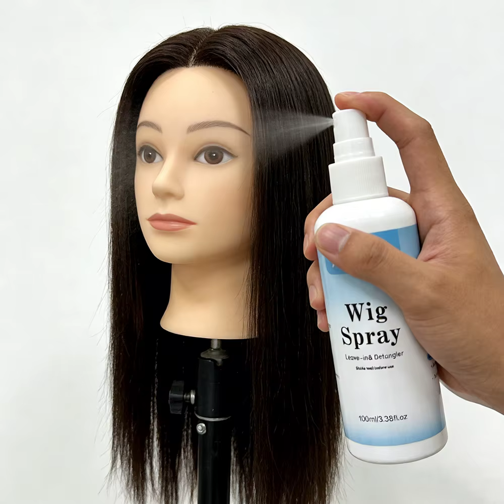 Spray d'entretien pour perruques, après-shampooing sans rinçage, hydratant, lissant, anti-frisottis,