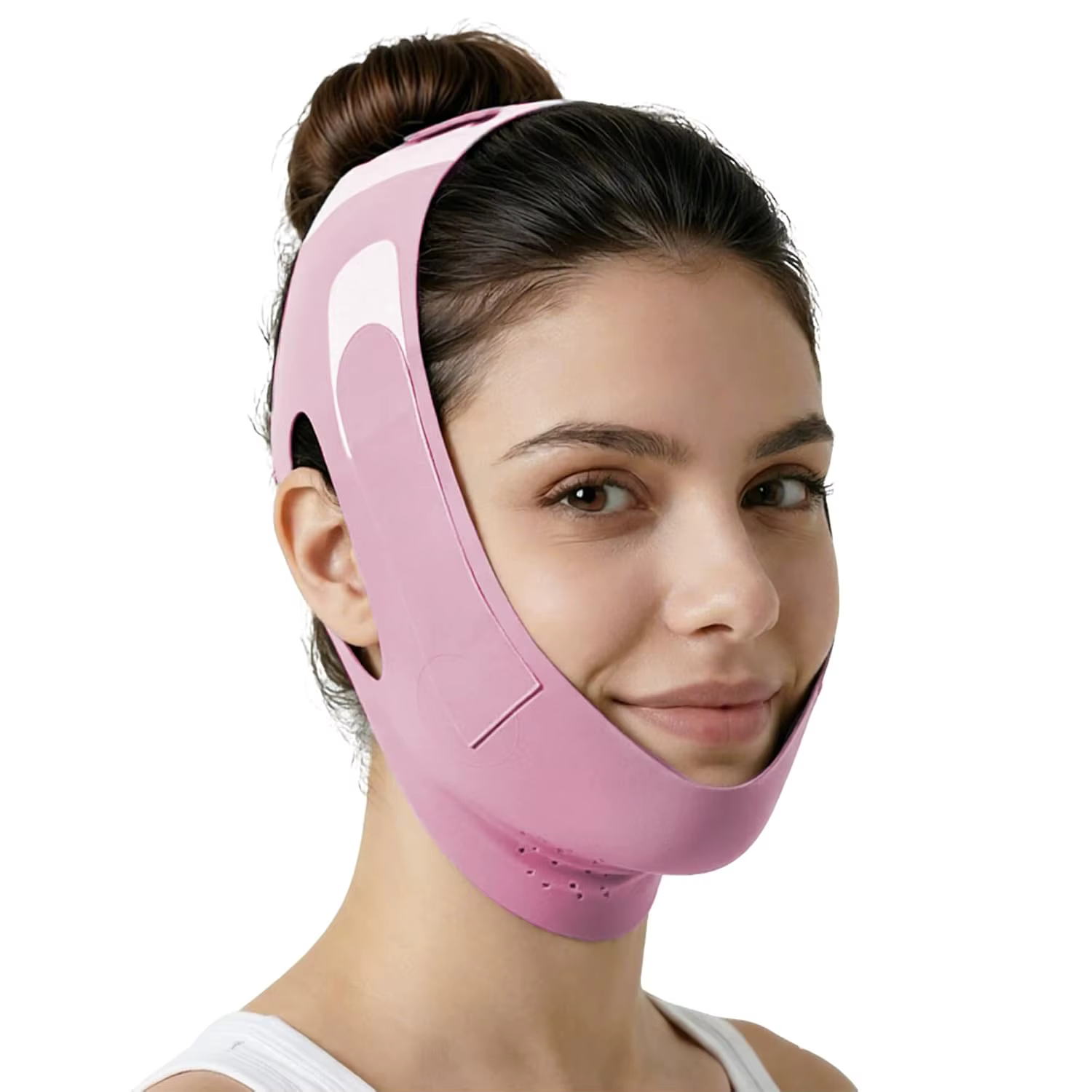 Masque liftant pour le menton, réducteur de double menton, entraîneur de ligne de mâchoire – Sangle